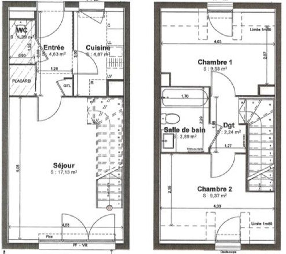 Vente Appartement Buttes Chaumont dernier étage 3/4 pièces duplex Paris 19