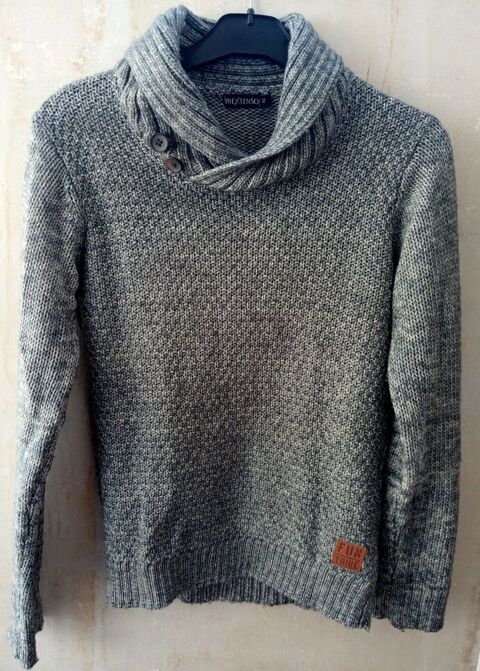 Pull col chle - Gris - In Extenso - 12 ans 4 Marseille 5 (13)