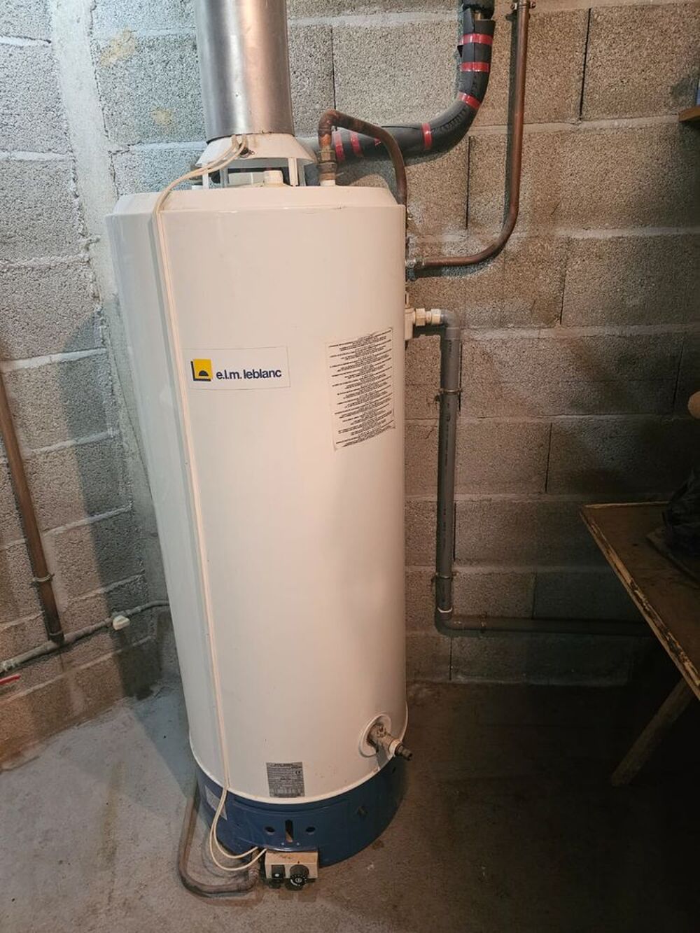 Ballon d'eau chaude au gaz Bricolage