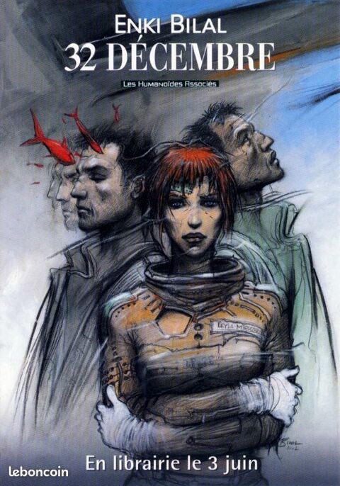 Carte Enki BILAL : 32 Décembre - Monstre - Les HumanoÏdes 4 Argenteuil (95)
