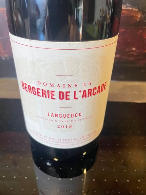 1 Bt Domaine La Bergerie de l'Arcade 2018 _ Pascal & Gilles 145 Vigneux-sur-Seine (91)