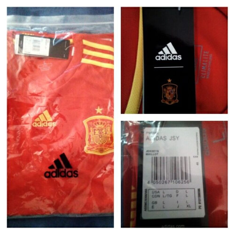 Maillot de foot Mondial 2018 domicile Espagne Vêtements