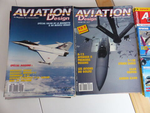 Aviation design. Revues, magazines 20 Mrignac (33)