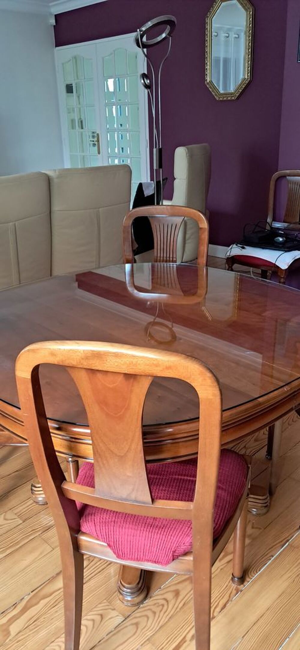 TABLE EN MERISIER MASSIF Meubles