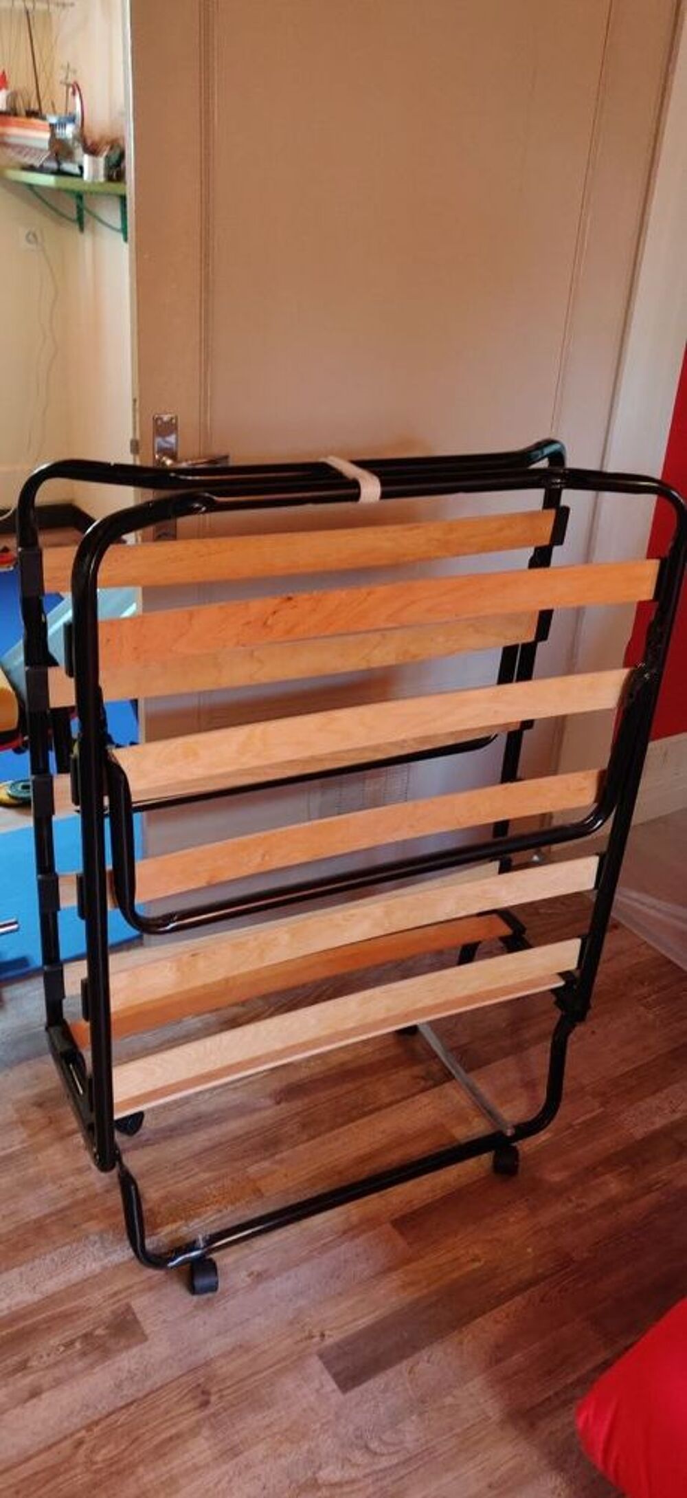 Lit pliant (sommier &agrave; lattes + matelas) pour enfant Meubles