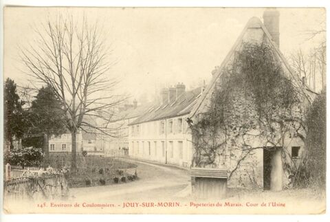 CPA JOUY-SUR-MORIN. Papeteries du Marais 7 Jouy-sur-Morin (77)