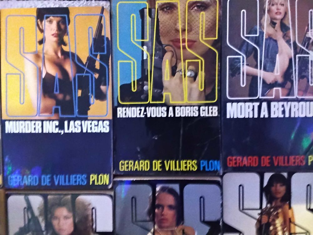 25 SAS de G&eacute;rard de Villiers Livres et BD