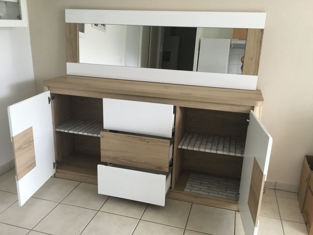 Buffet de rangement belini en chene 
Meubles