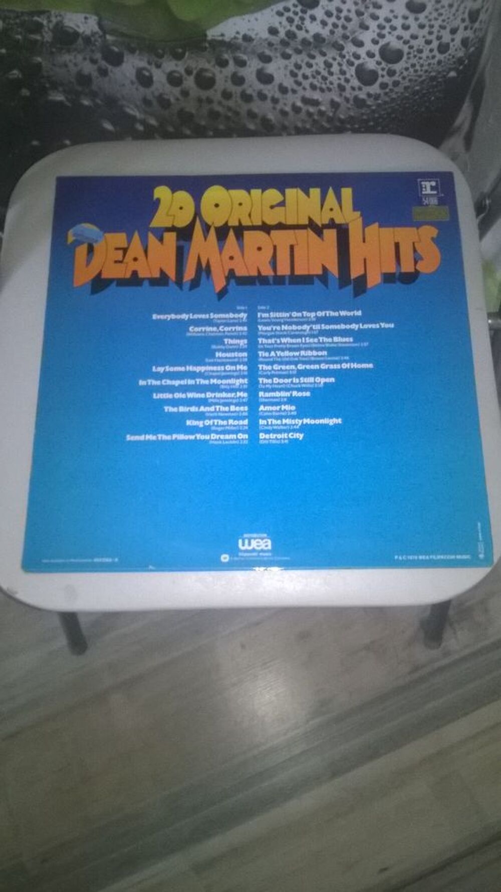 Vinyle Dean Martin
20 Original Hits
1976
Excellent etat
CD et vinyles