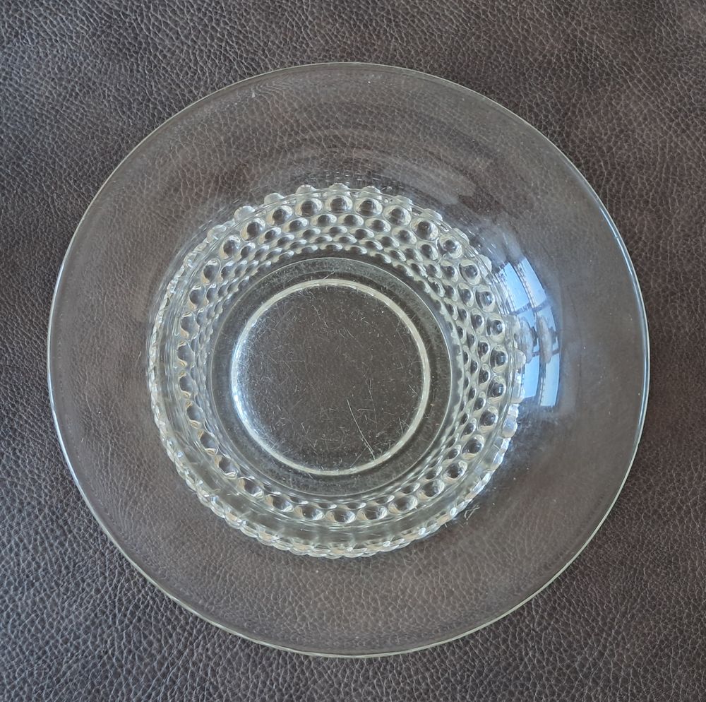 bol vide poche pot-pourri en verre transparent avec reflets Décoration