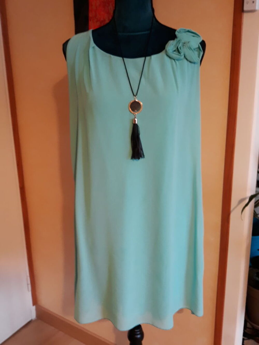 Robe vert d'eau - Taille 38 Vtements