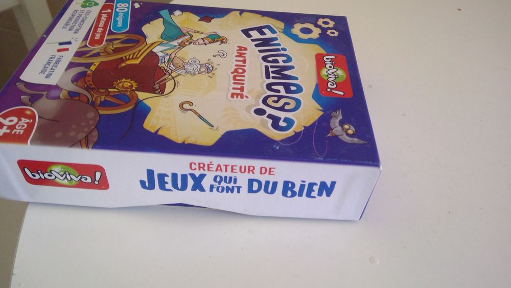 9€ Enigmes antiquit&eacute; (Bioviva) Jeux / jouets