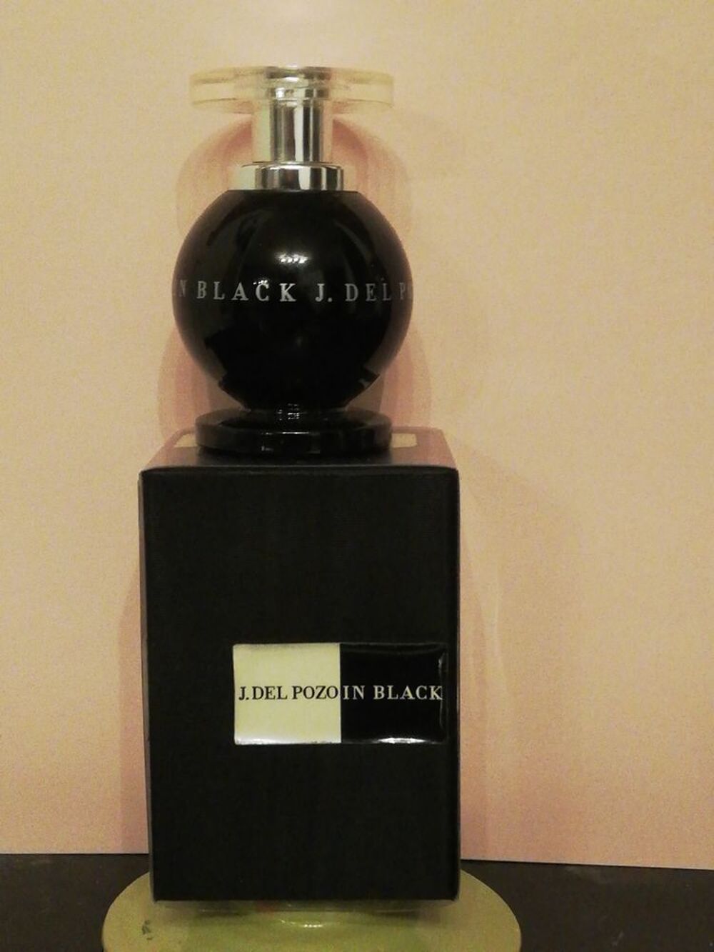 Flacon VAPORISATEUR VIDE J. DEL POZZO " "in black" 30ml 