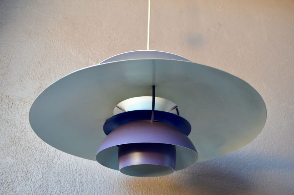 Suspension PH5 violette Lampe de plafond scandinave Décoration