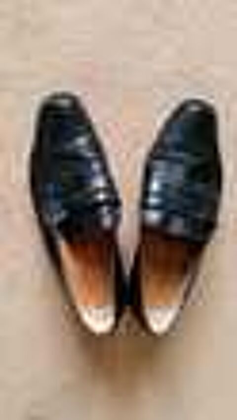 Chaussures femme noir cuir 4 Chaussures