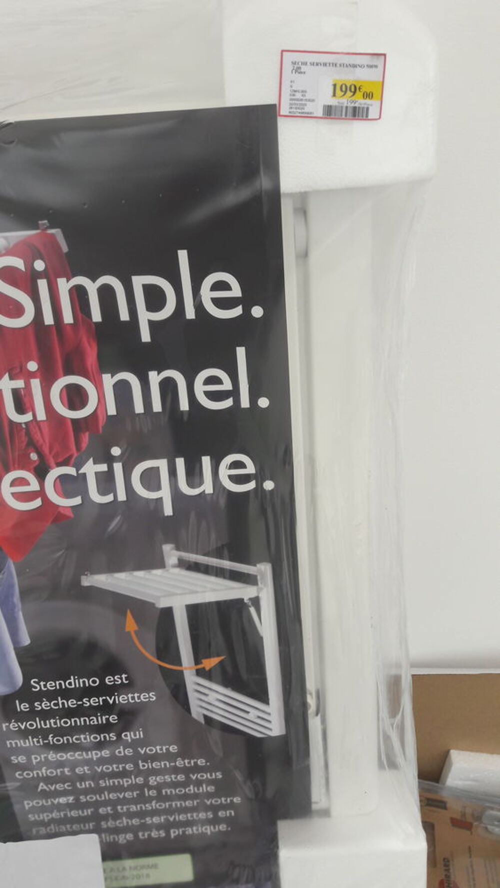Radiateur &agrave; inertie DLTACALOR pour salle de bain 135€ Electroménager