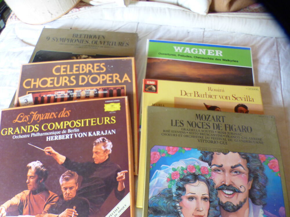lot de 6 coffrets de disc 33t de musique classique ( 26 dis Audio et hifi