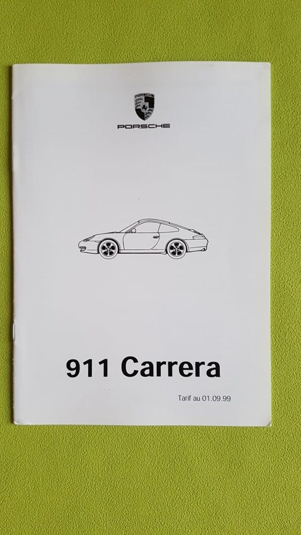 PORSCHE 911CARRERA * LES TARIFS * 