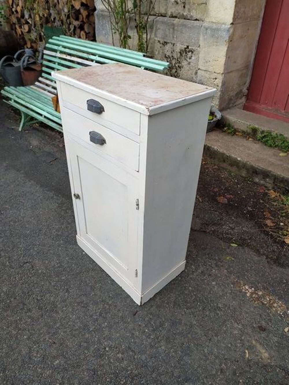 Ancien Meuble Buffet Parisien &agrave; Tiroirs Ann&eacute;es 30/40 Meubles
