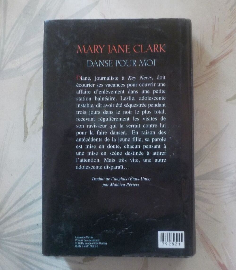 DANSE POUR MOI de Mary Jane CLARK Ed. France Loisirs Livres et BD