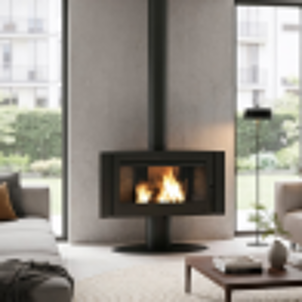 Po&ecirc;le &agrave; Bois en Fonte Antaya Invicta 12kw - Made In France 
Bricolage