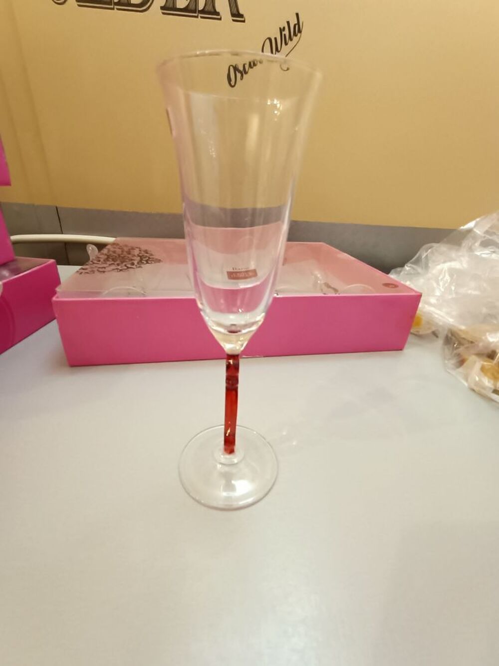 verres cristal d arc sign&eacute;s Décoration