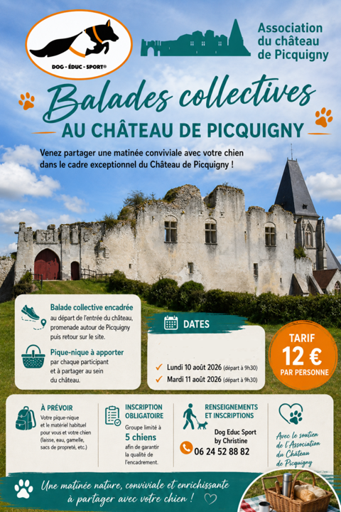Balades &eacute;ducatives suivies d'un pique-nique 12 80310 Picquigny