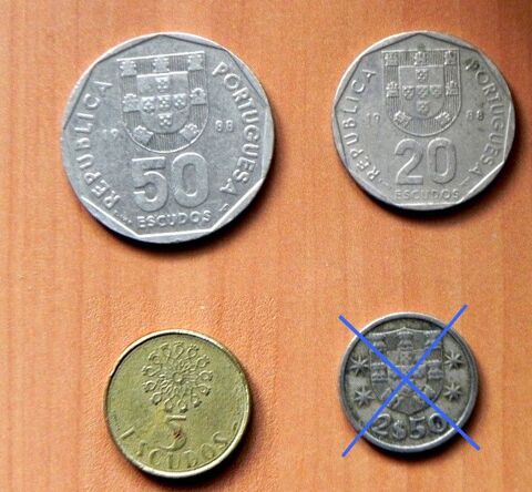 Monnaie Portugaise de -1987 - 1988 - Lot de 43pièces 10 Albi (81)