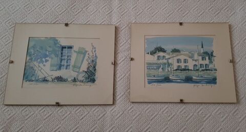 2 lithographies de Philippe Deschamps  15 La Rochelle (17)