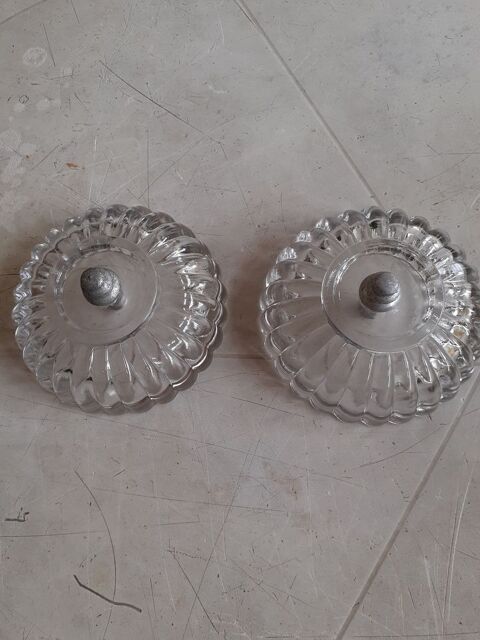 Lot de 2 caches de plafonnier anciens 5 Grisolles (82)