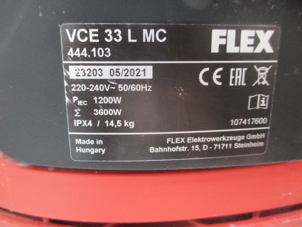FLEX VC 33 L MC - Aspirateur de chantier Bricolage