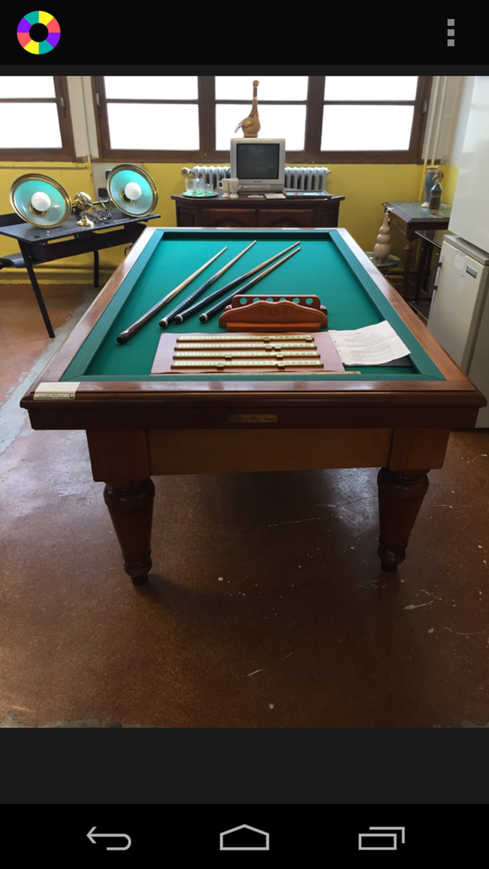 Billard fran&ccedil;ais rivet lyon 