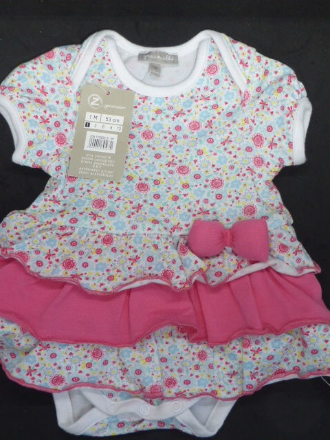 Grain de blé Robe body rose fleurie été 1 mois 6 Rueil-Malmaison (92)