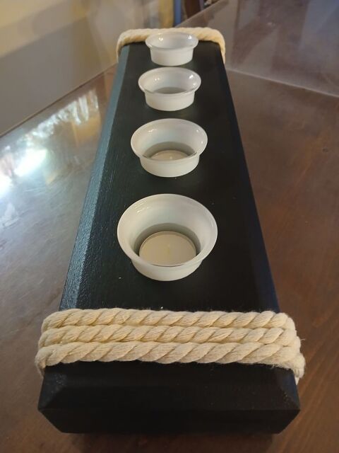 Bougeoir en bois , Photophores 5 B�gard (22)