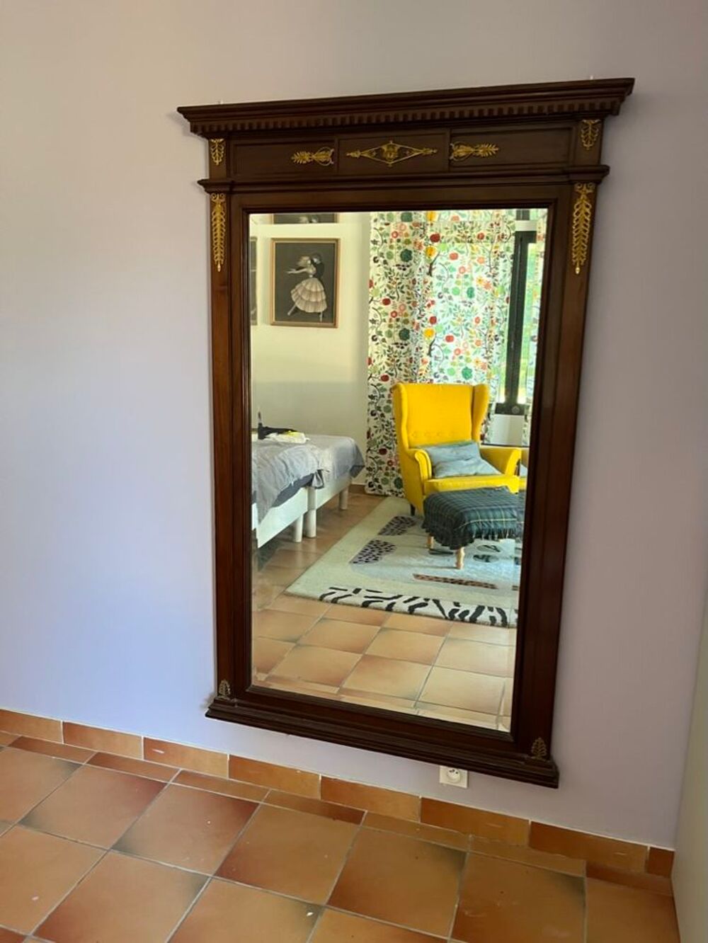 Grand miroir ancien style Empire Meubles
