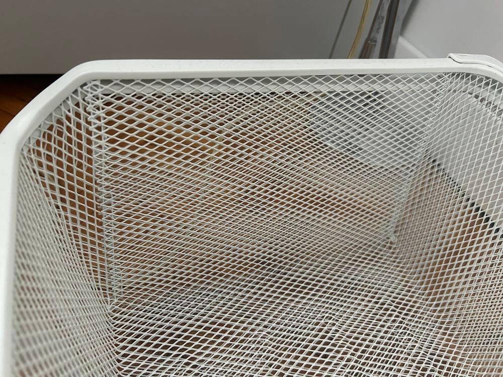 3 Tiroirs rail coulissant IKEA en filet metallique Décoration