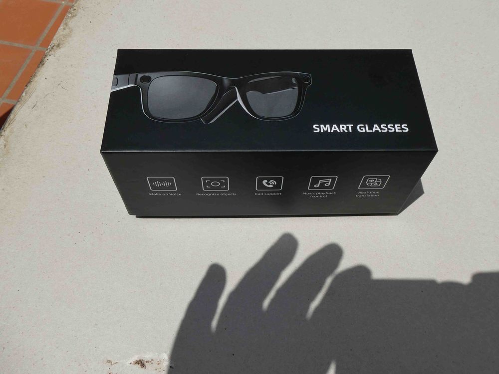 Lunette de soleil intelligente AG18 BLACKSHEEP Photos/Video/TV