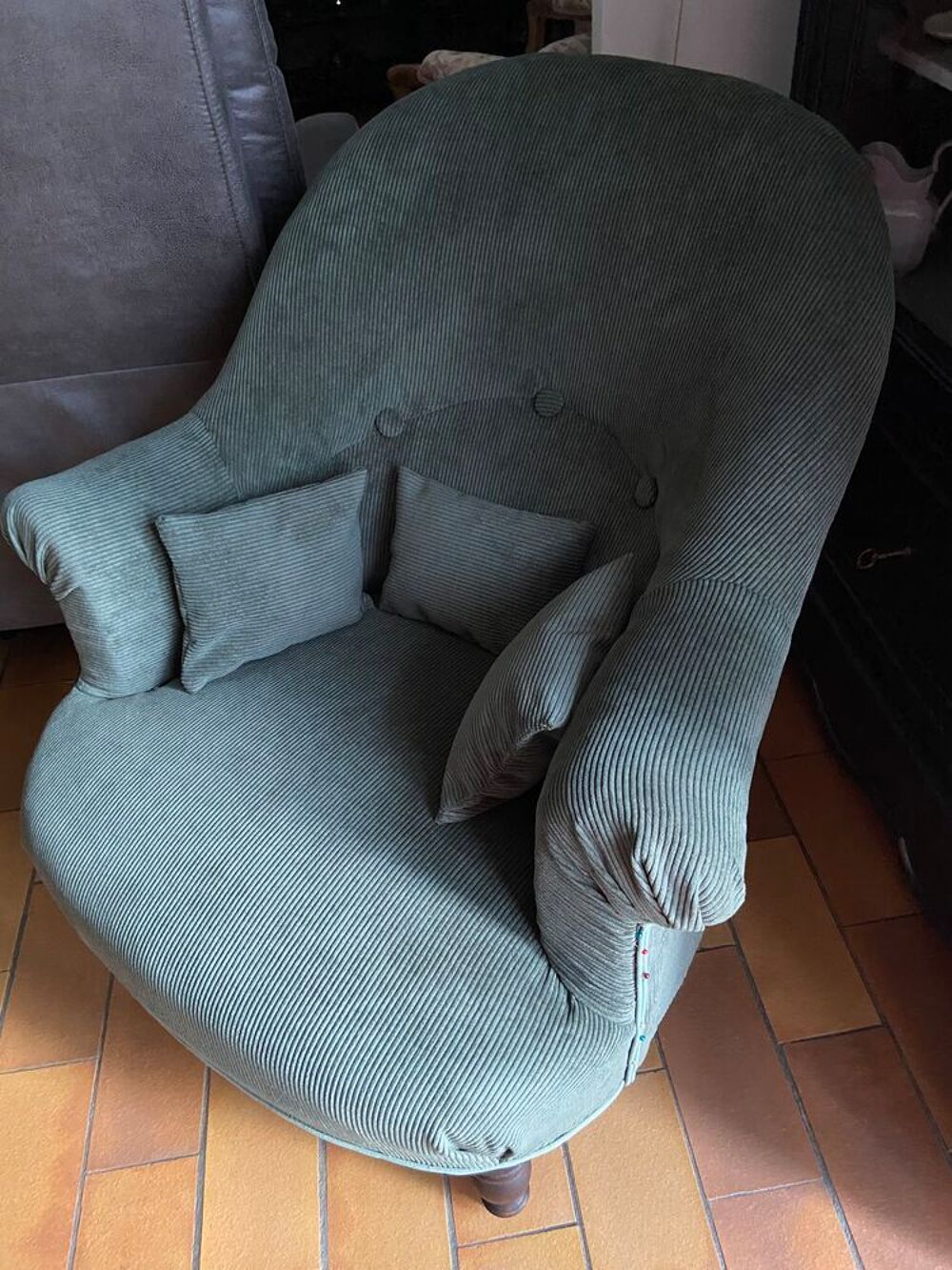 fauteuil crapaud restaure Meubles
