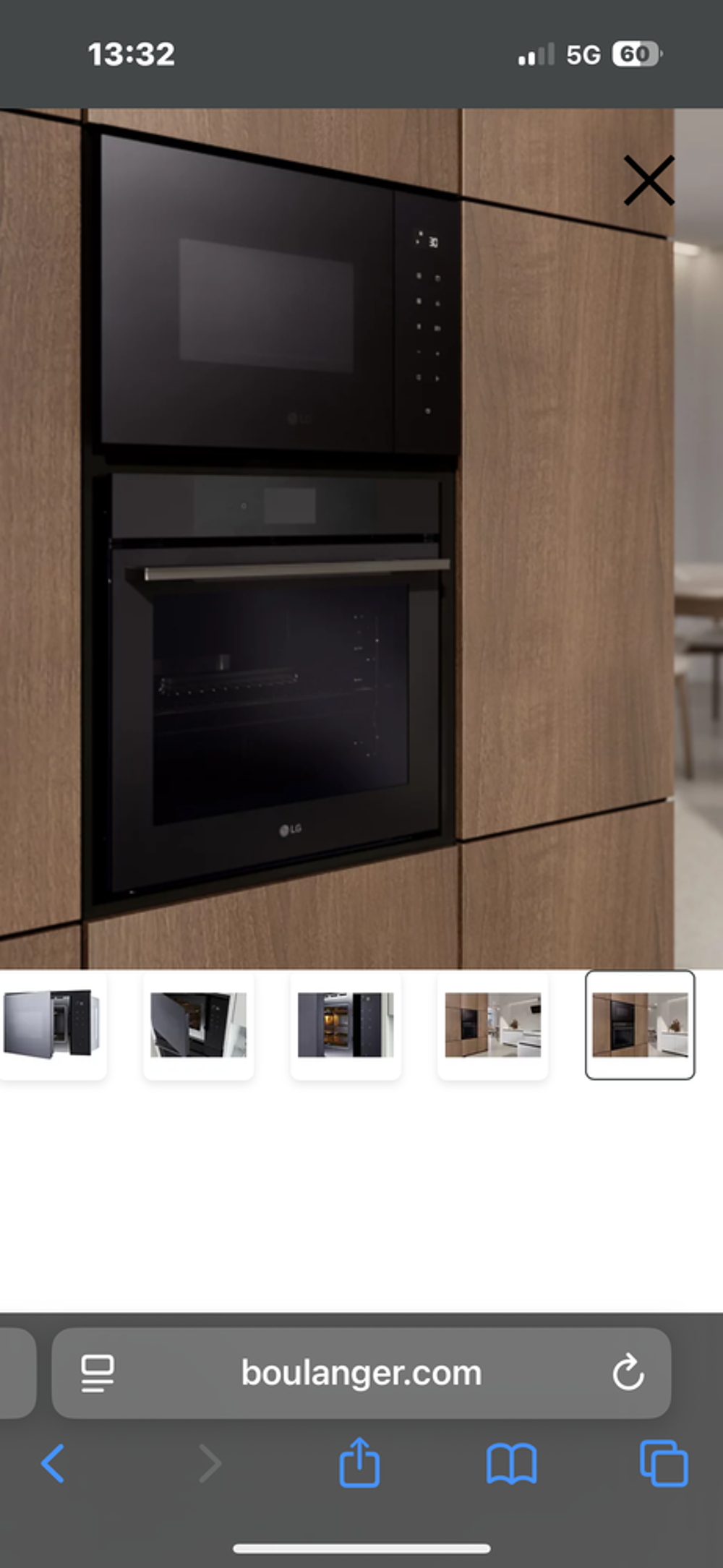 Micro onde encastrable LG Electroménager