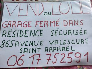  Parking / Garage à louer 14 m² Saint-raphaël