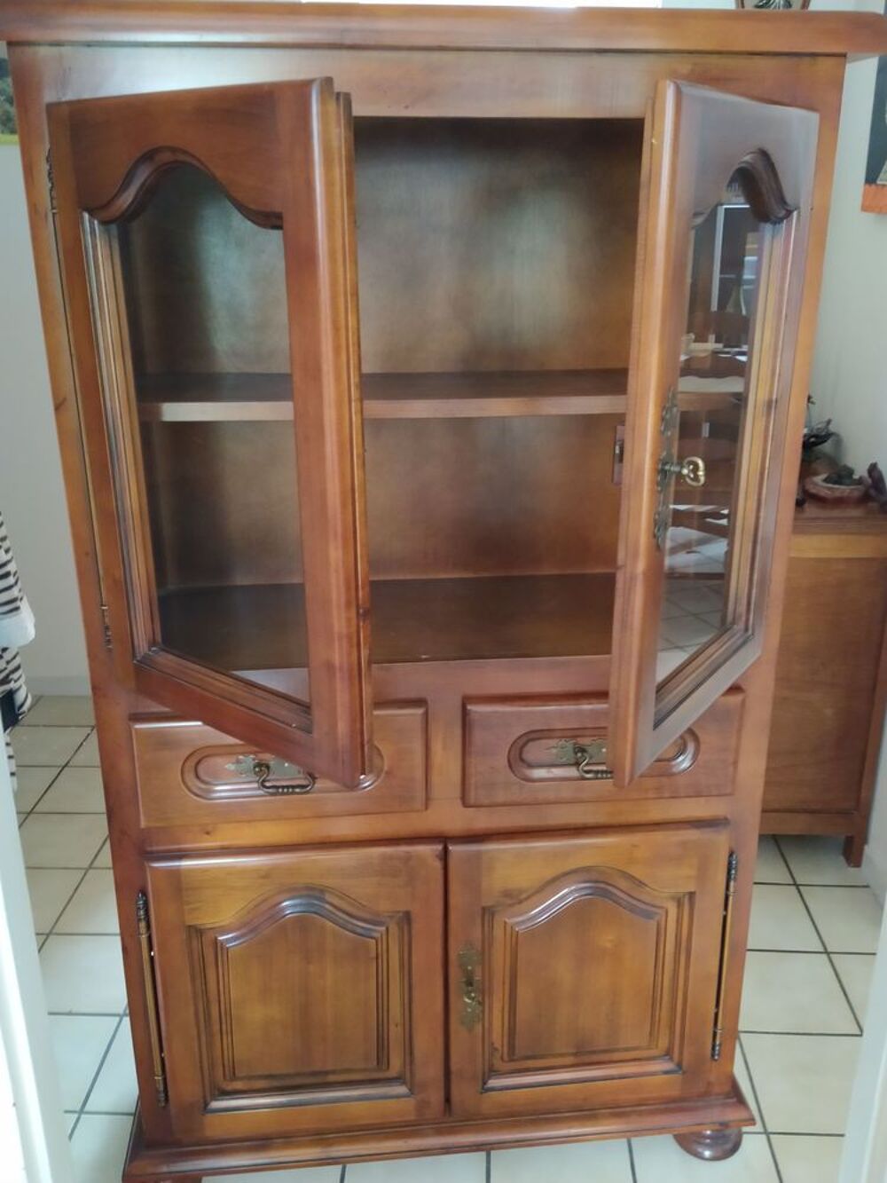 vitrine vaisselier merisier Meubles