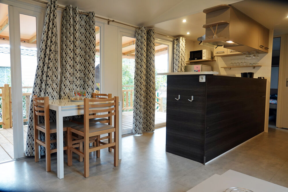 Mobil home 38 m2 Jardin