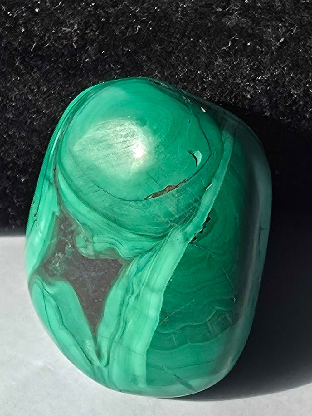 Pierre de Malachite Naturelle du Katanga-Collection &amp; Lithoth&eacute;rapie 