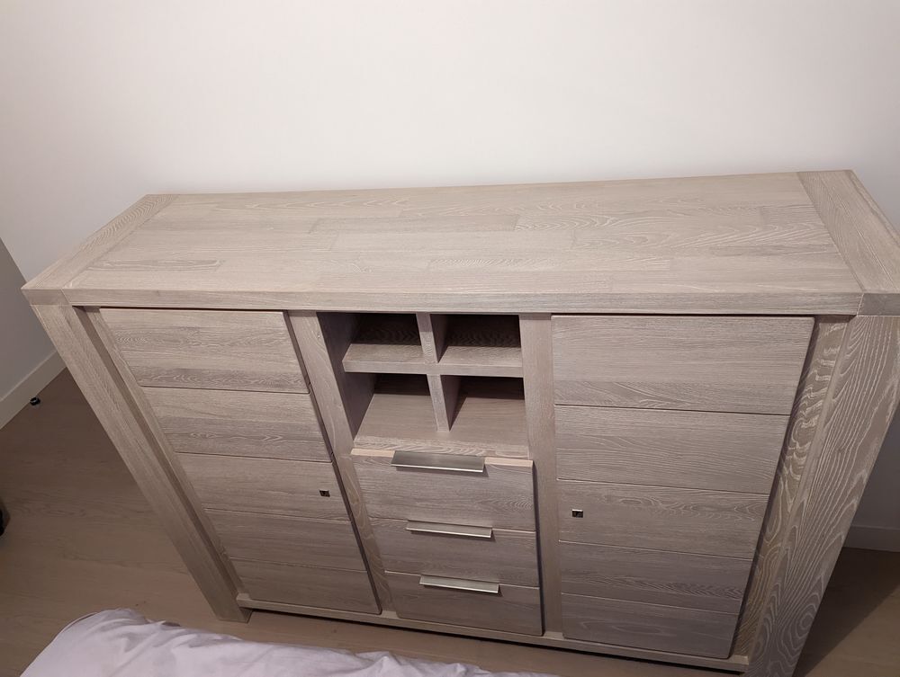 meuble Highboard en bois massif mod&egrave;le Molise Meubles