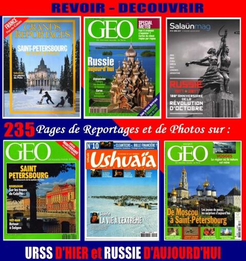 LA RUSSIE - géo - L'URSS / prixportcompris 18 Lille (59)