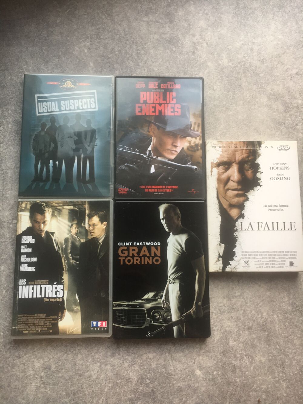 lot de 5 dvd DVD et blu-ray