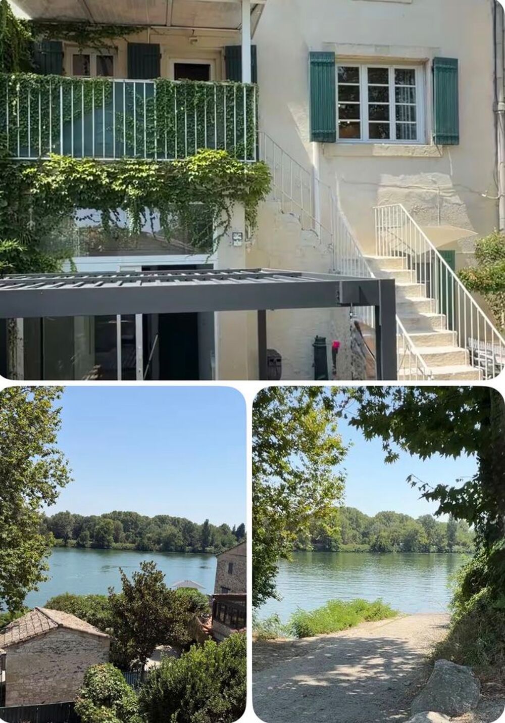 Vente Maison Maison de ville avec extérieur et vue sur le Rhône Villeneuve-lès-avignon