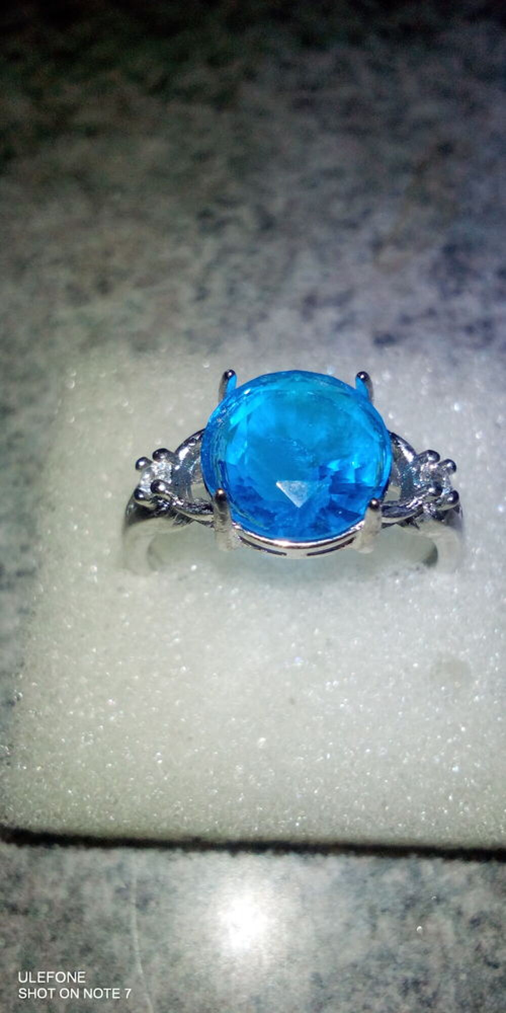 bague argent 925 topaze Bijoux et montres