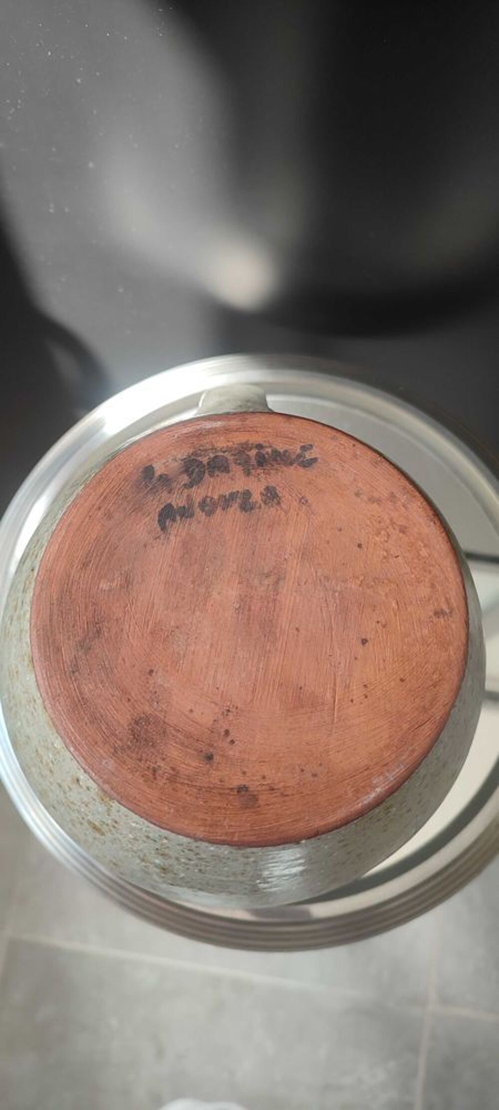 Pichet rafra&icirc;chissoir artisanal Poterie La Draille (Anduze) 