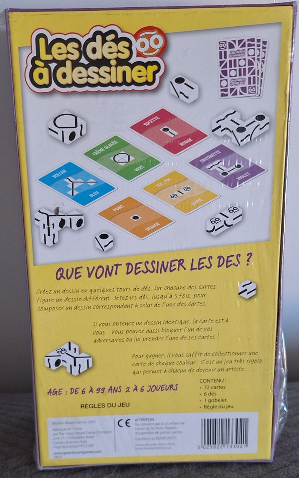 Les d&egrave;s &agrave; dessiner Jeux / jouets